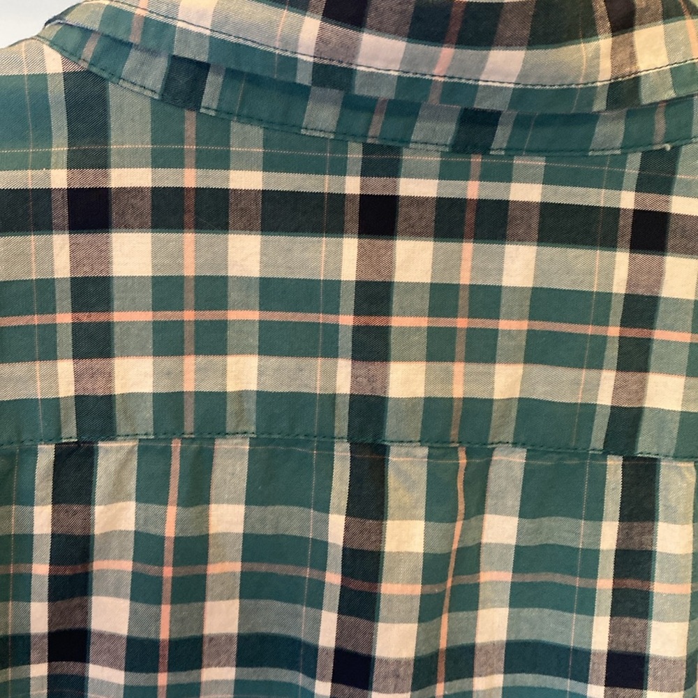 J. Crew Men's Green Plaid Shirt XL slim fit - Picture 4 of 5